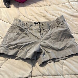 Express Women's Light Gray Bermudas
